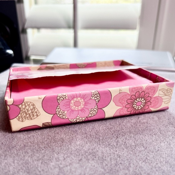 New Galison New York Pink Floral Thank You Cards Box of 12 - Picture 4 of 5